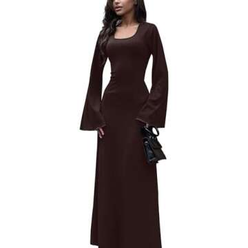 Winter to spring modest dresses