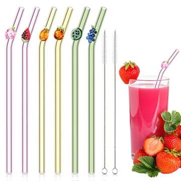 Glass coffee straws