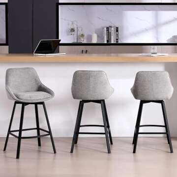 Bar stools for a minimalist Kitchen 🖤