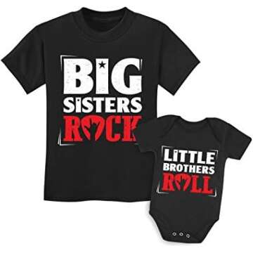 Big Sister, Little brother shirt sets