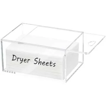 Shopping List For DIY Iridescent Dryer Sheet Container