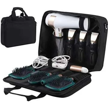 Hair Kit Travel Bag & Hot Tool Holders