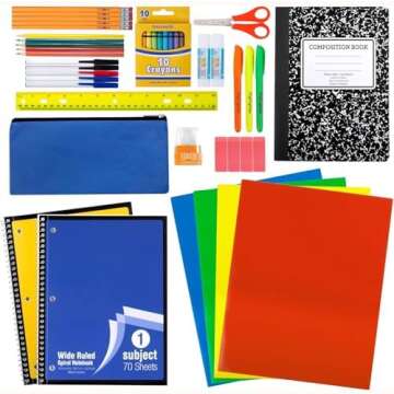 Back to school supplies