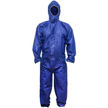 Tyvek disposable suits, coveralls, white suits
