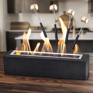 Indoor/outdoor tabletop firepit