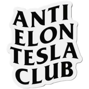 Anti Elon Magnets & Stickers