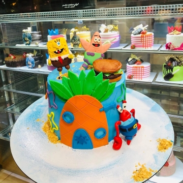 کیک تولد بچه گونه