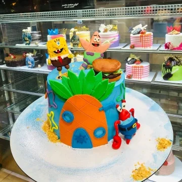 کیک تولد بچه گونه