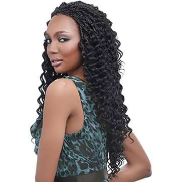 Kima ocean wave and ripple deep hair