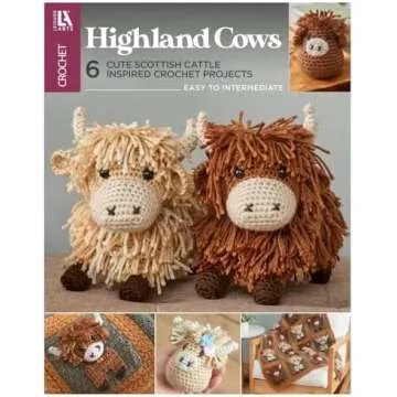 Cows to Crochet Highland Cows and More Cows Crochet Patterns and Kits