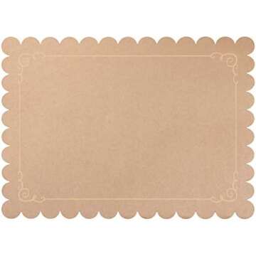 Paper tablescaping items