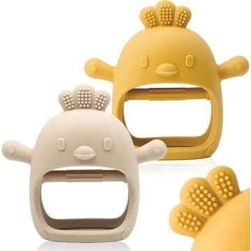 Teething toys and pacifiers