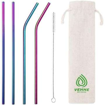 Stainless/Glass Straws