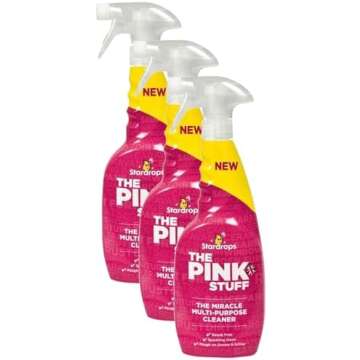 The Pink Stuff cleaning