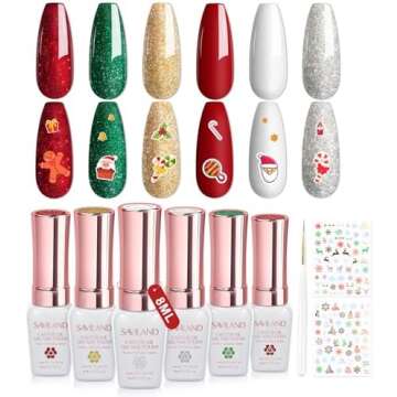 Christmas Gel Nail Polish Set