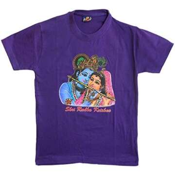 PRINTED KRISHNA ON T-SHIRT (1 TO 4 AGE GROUP)