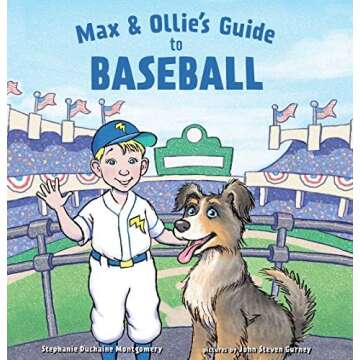 Max & Ollie! Baseball themed children's book, notebooks & apparel for kids