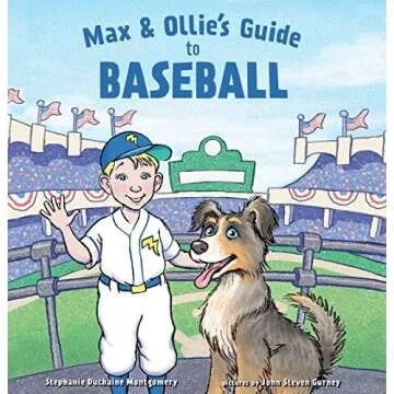 Max & Ollie! Baseball themed children's book, notebooks & apparel for kids