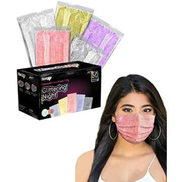 Sparkly Face Masks