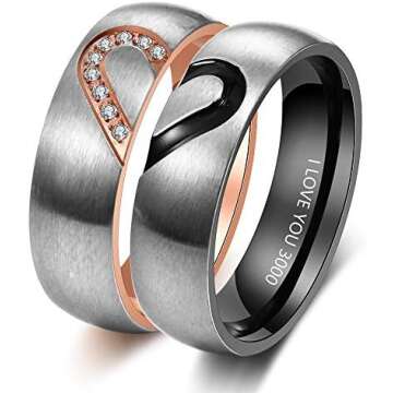 Cute matching rings! *for bf/gf* 💍