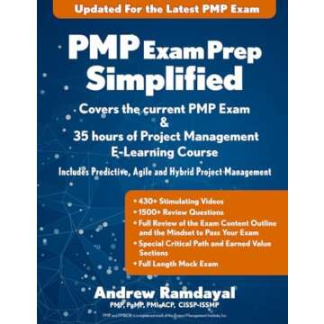 PMP Study Guide - paperback book