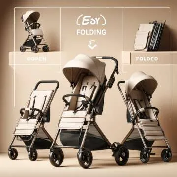 Foldable strollers for easy storage