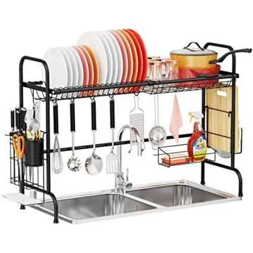 Over The Sink Dish Drying Rack
