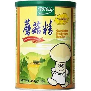 Two variations of the evil chicken bouillon, not green but same evil