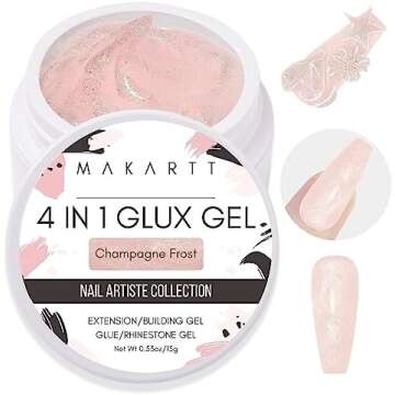 3D gels for nail art.