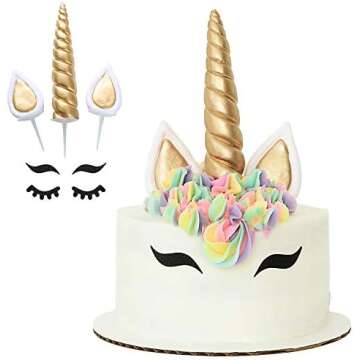 Unicorn and glitter party idea