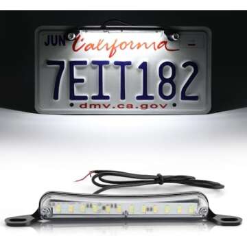 3rd Gen License Plate Light Relocate