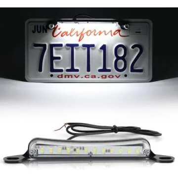 3rd Gen License Plate Light Relocate