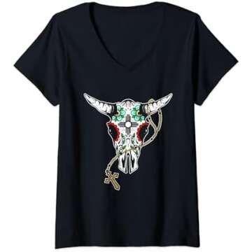 Bull Sugar Skull Day of the Dead Calavera