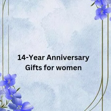 14-Year Anniversary Gifts for women