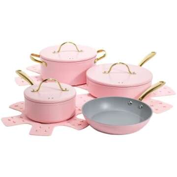 Pink Kitchen Cookware