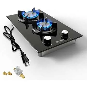 Flippable Dual Gas Stove