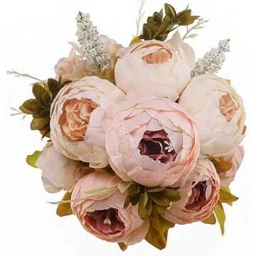Faux Peony Bunch