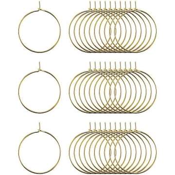 W!NE GLASS CHARMS DIY