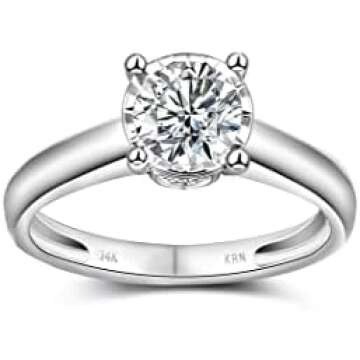 Gold engagement rings