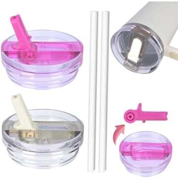 Water Bottles/ Glass Straws