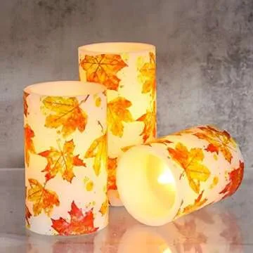 Fall-Themed Candle