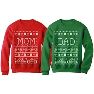 Festive holiday sweaters