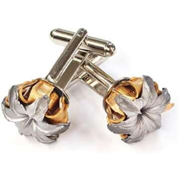 Cufflinks, Pocket Squares, Tie Bars, etc.