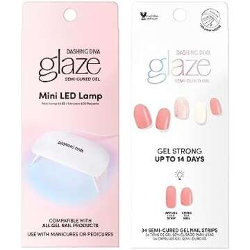 Dashing Divas Glaze Semi Cured Nails