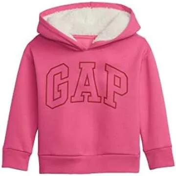 Baby girls Logo Sherpa Hoodie Sweatshirt,