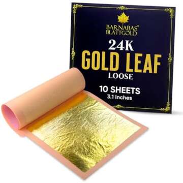 Edible gold leaf