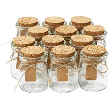 Wellness Shots Glass Jars