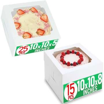 cupcake holders, containers & boxes