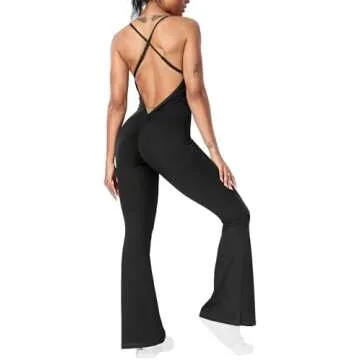 Workout flare jumpsuit