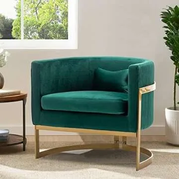 Barrel Chair and Ottomans